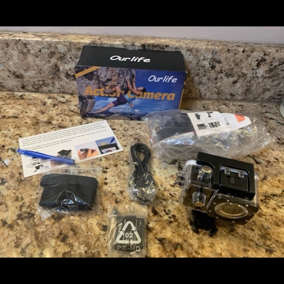 New! Ourlife Action Camera designed for capturing photos and videos at outdoor